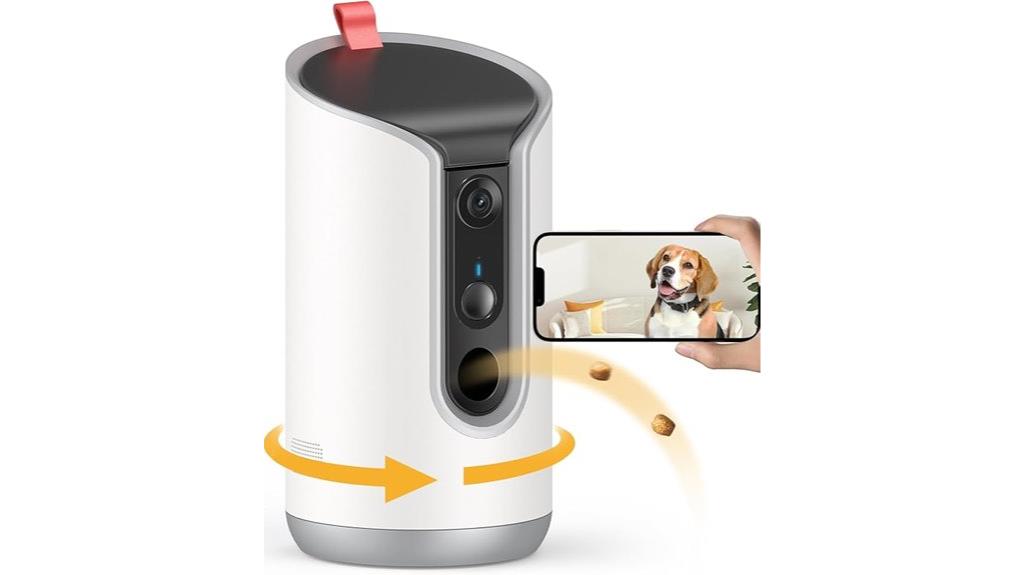 360 pet camera dispenser