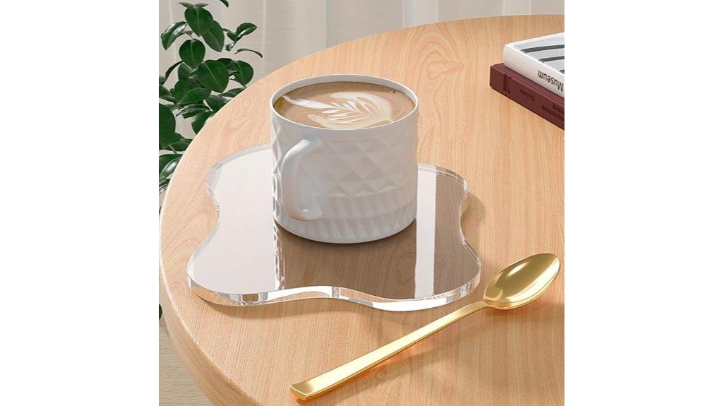 acrylic cloud shaped coaster