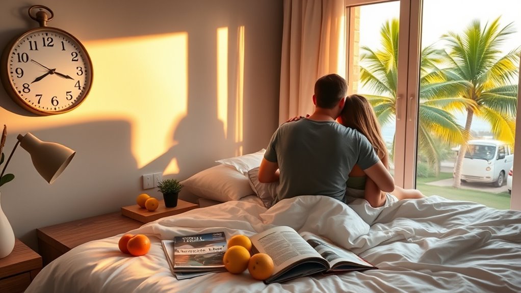 adjust sleep and meals