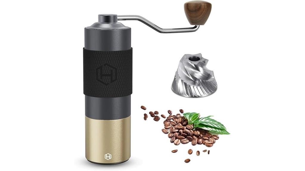 adjustable conical burr grinder