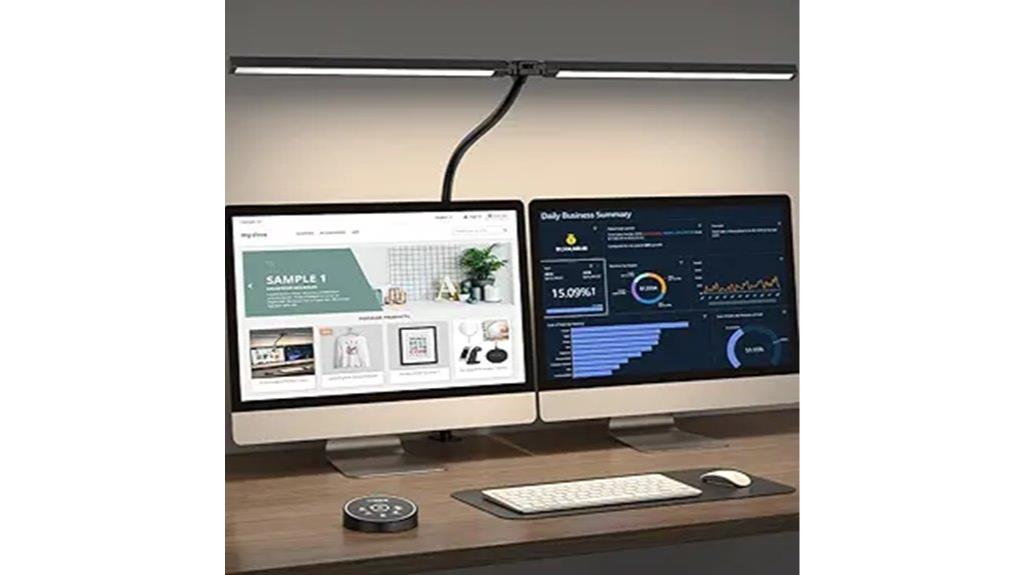 adjustable eye caring desk lamp