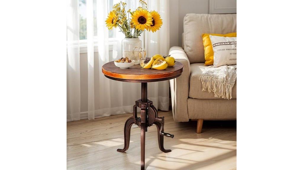 adjustable industrial iron table