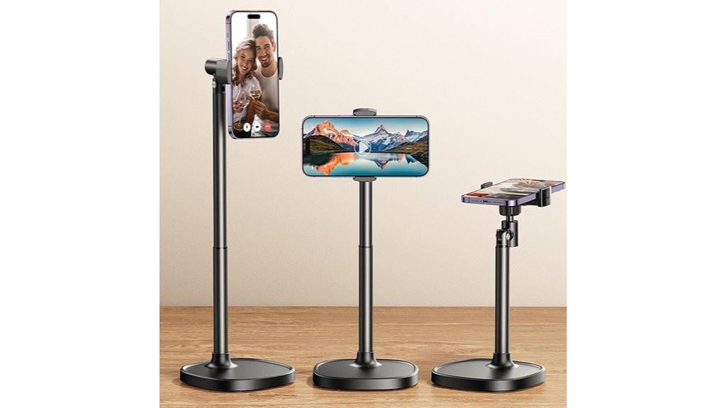 adjustable phone stand desk