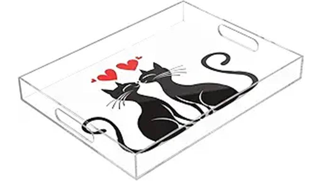 affectionate feline companionship tray