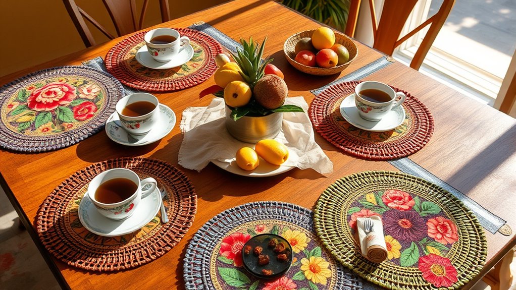 affordable coffee placemats for parties