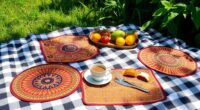 affordable coffee placemats for picnics