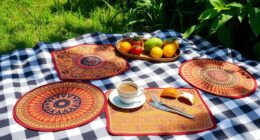 affordable coffee placemats for picnics