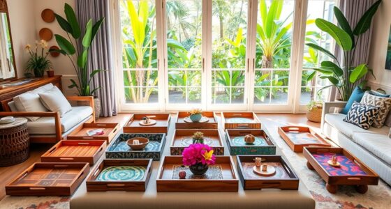 affordable coffee table trays