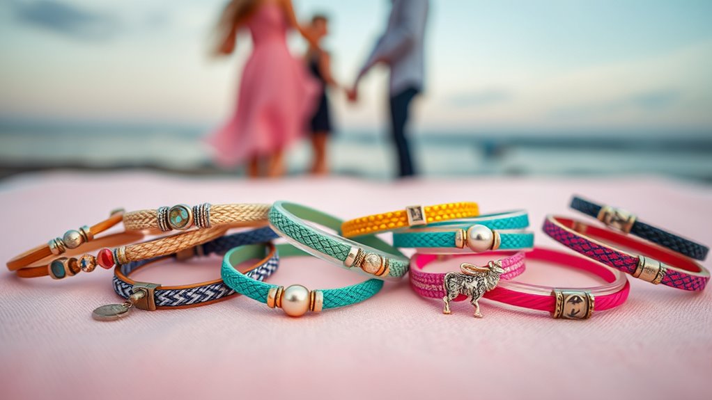 affordable long distance wristbands for couples