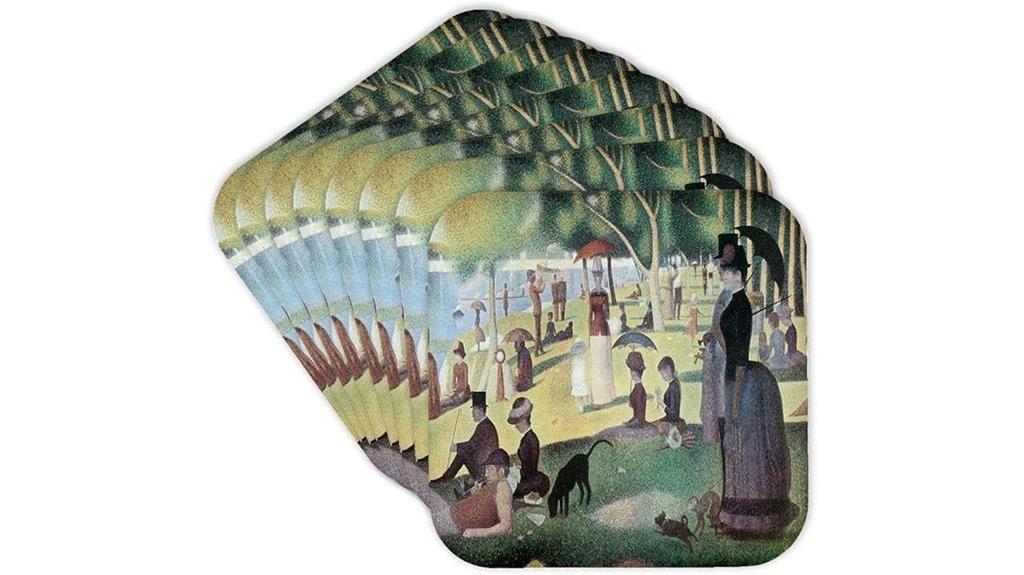 artistic coasters set collection