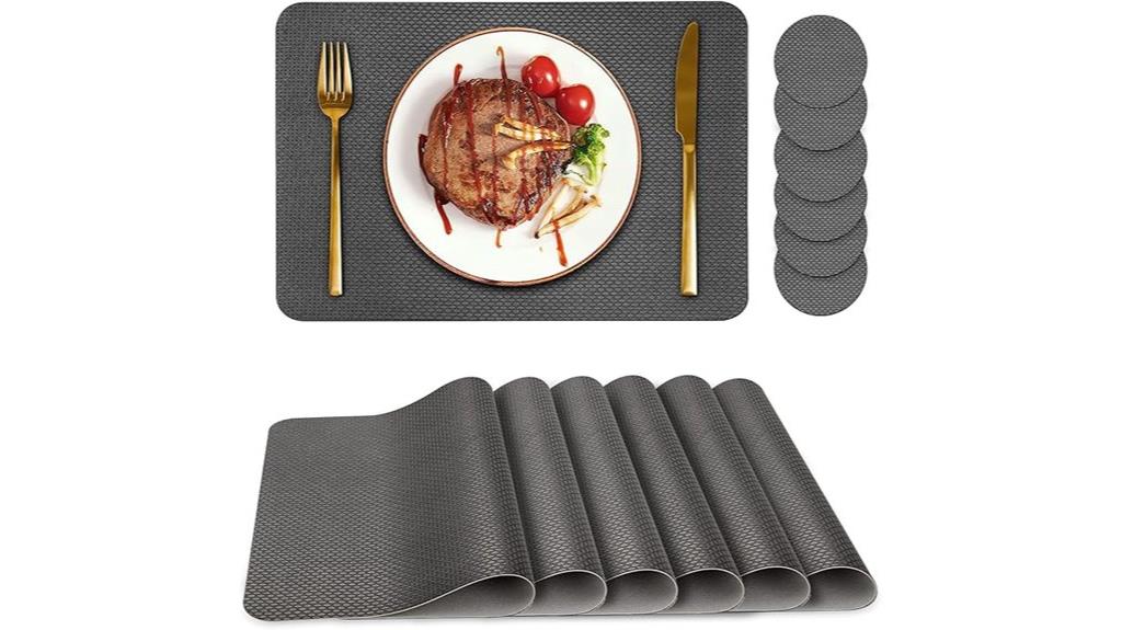 bacgnyer placemats and coasters