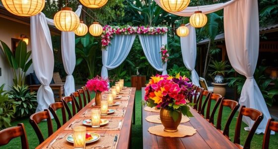 backyard wedding with culture