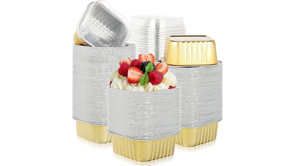 baking cups with lids