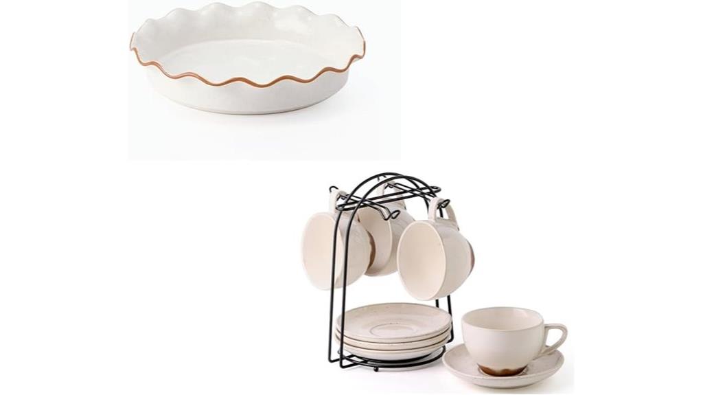 baking pan and cups
