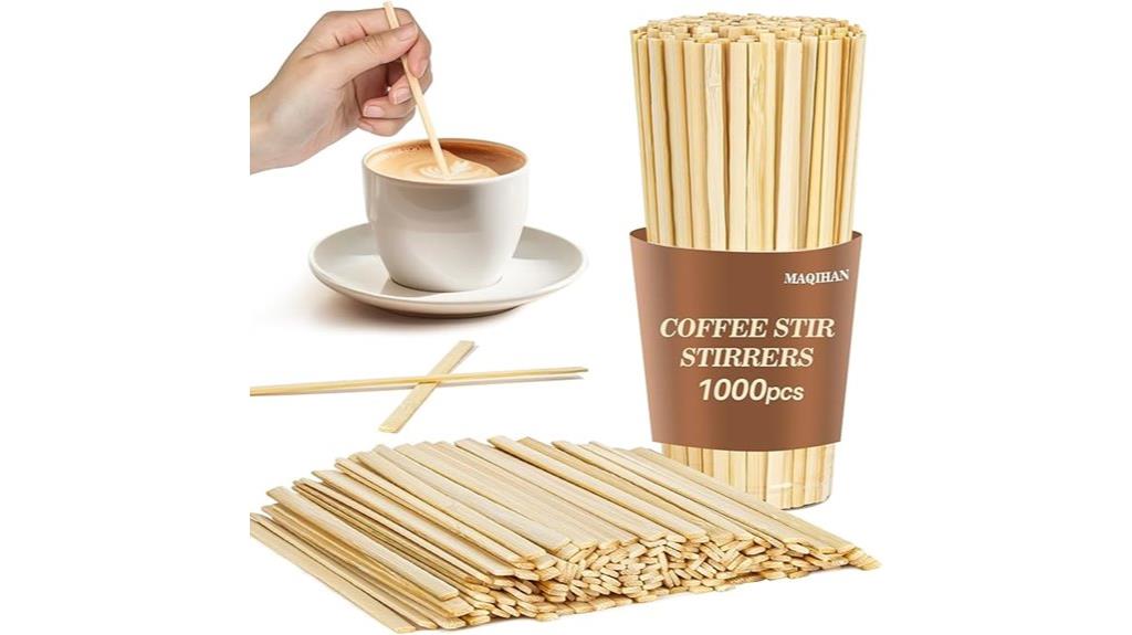 bamboo stirrers for beverages