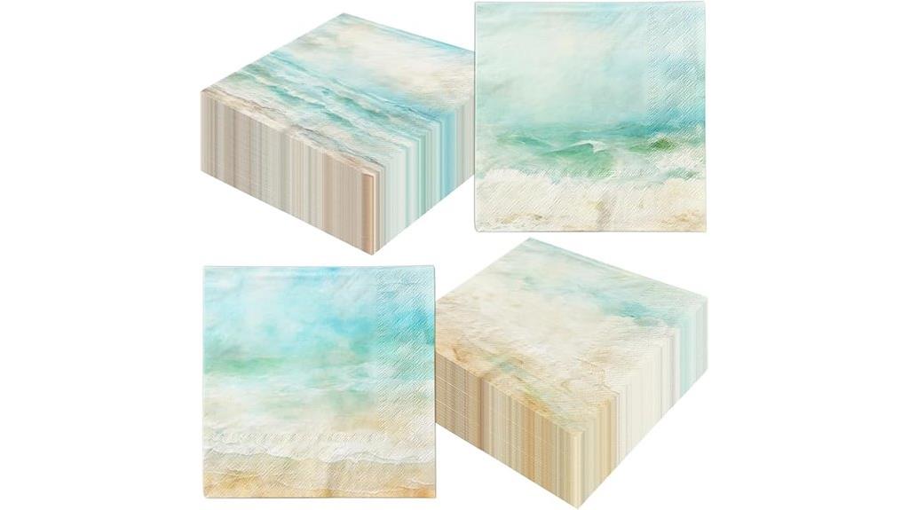 beach themed napkin set