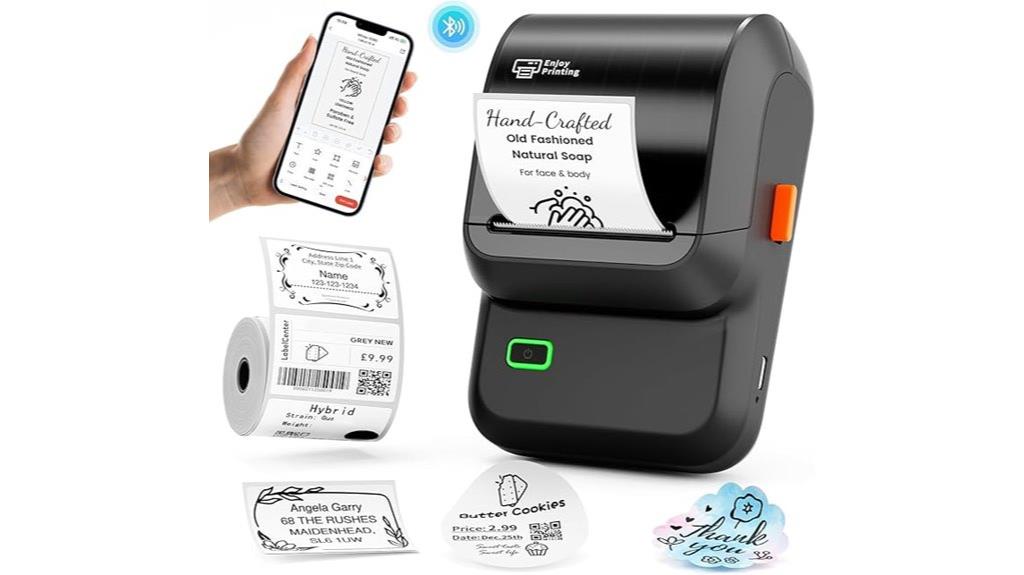 bluetooth label maker machine