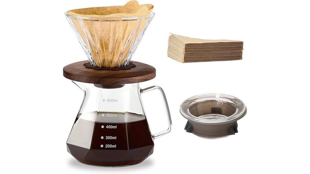 borosilicate glass coffee maker