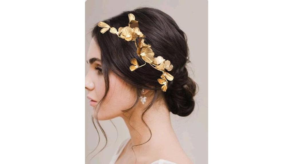 bridal hair vine headband