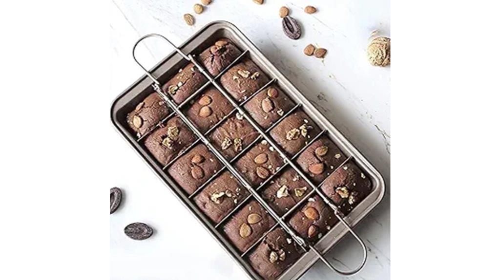 brownie pan with dividers