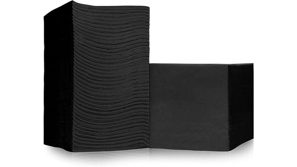 bulk black cocktail napkins
