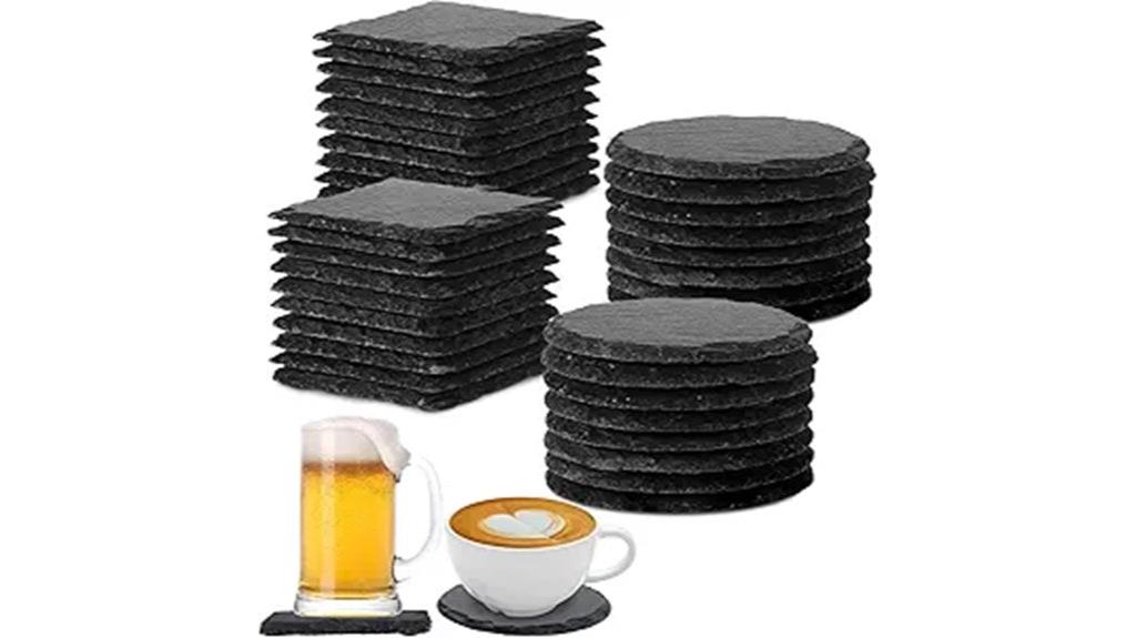 bulk slate coaster set