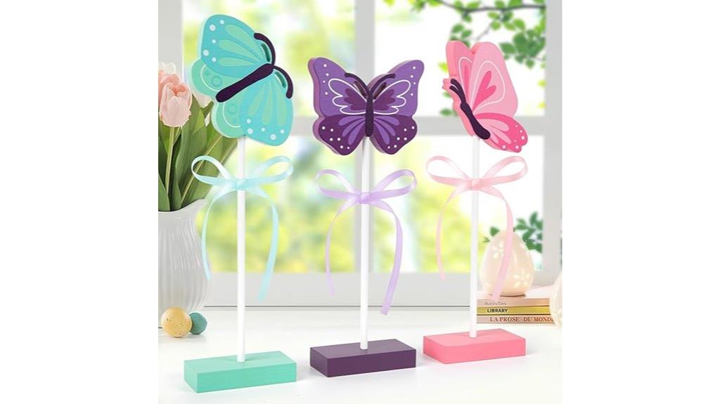 butterfly themed spring decorations set