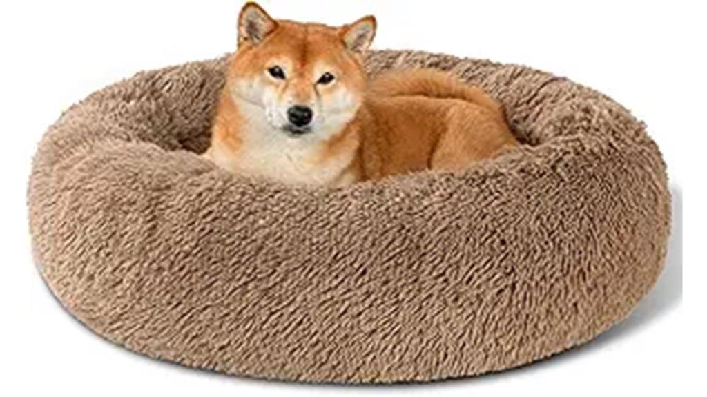 calming donut bed for dogs