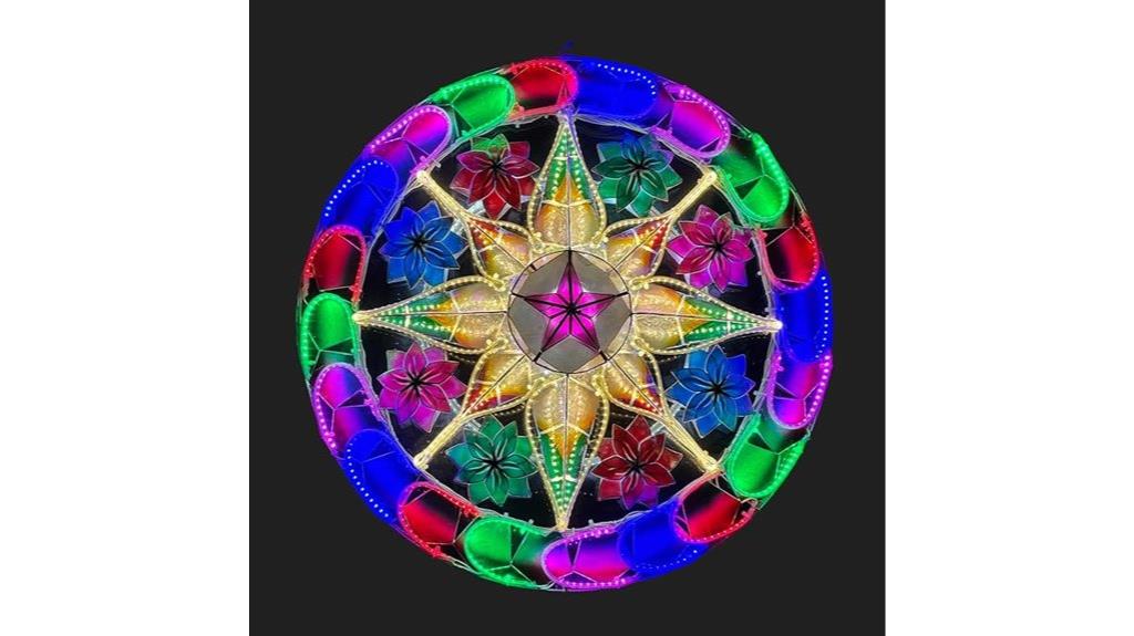 capiz christmas lantern design