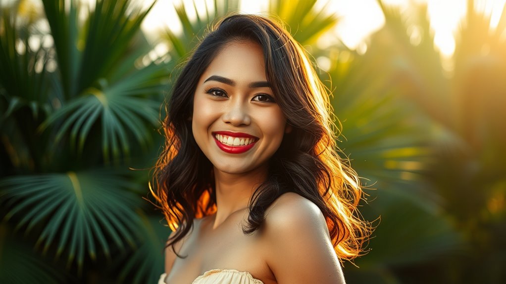 captivated by her smile