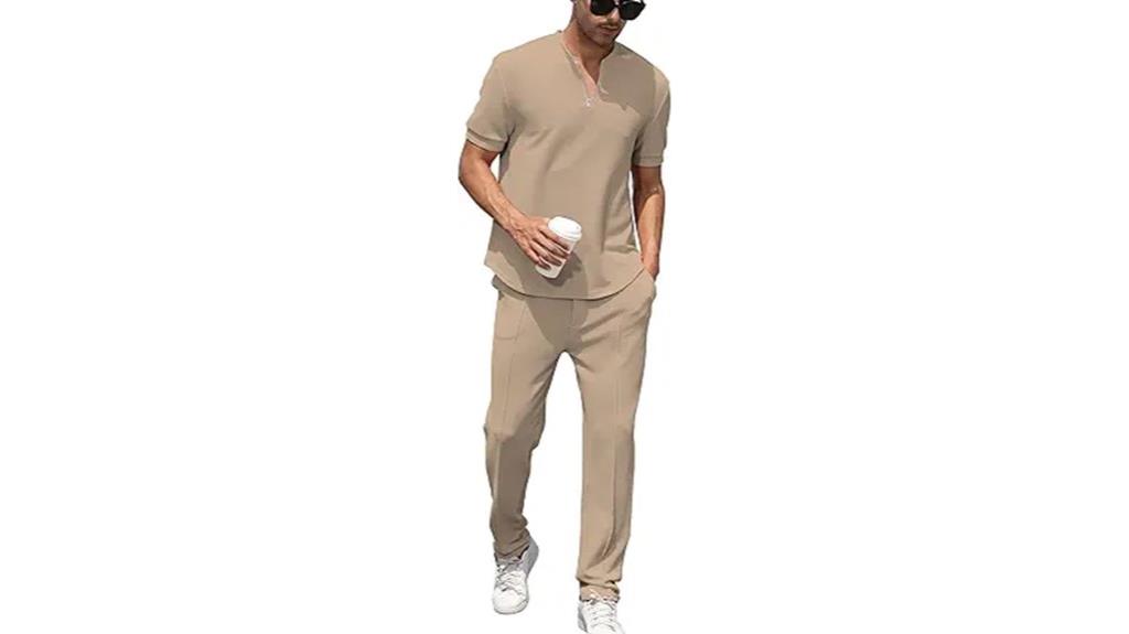 casual athletic jogging outfit