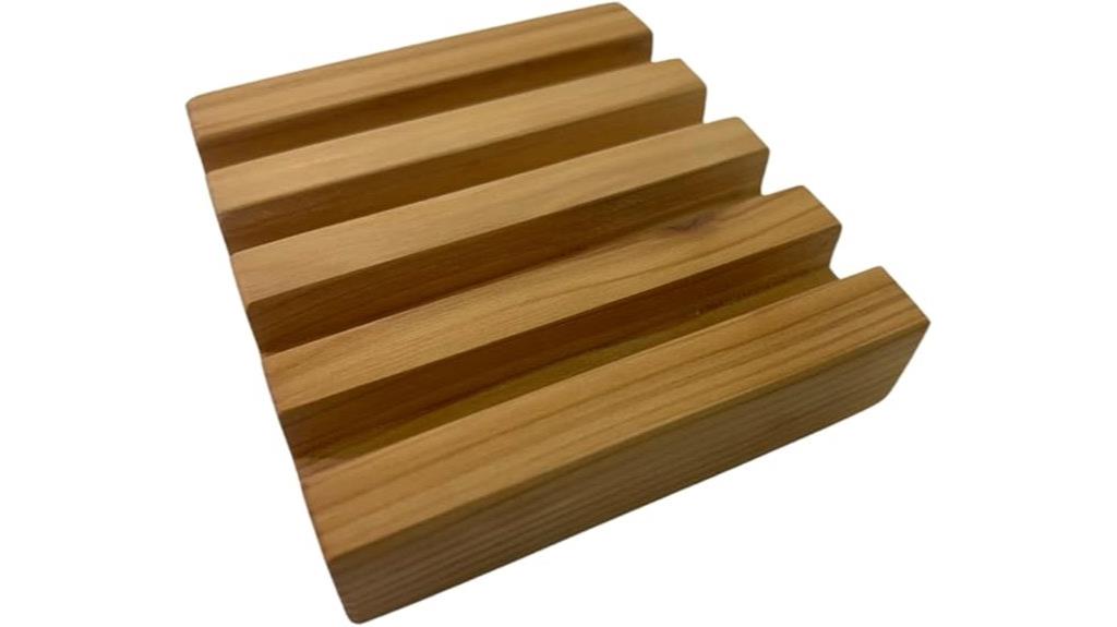 cedar coaster holder slots