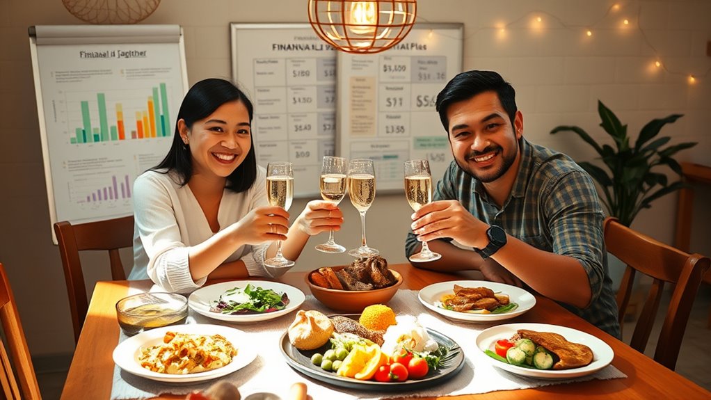 celebrate financial achievements together
