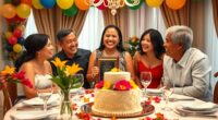 celebrate her success joyfully