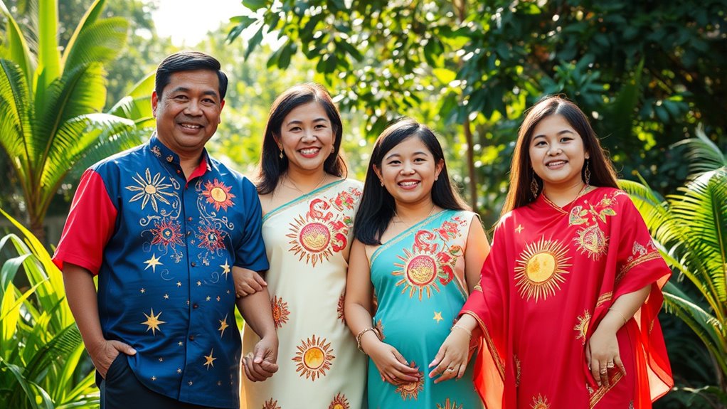 celestial motifs symbolize family