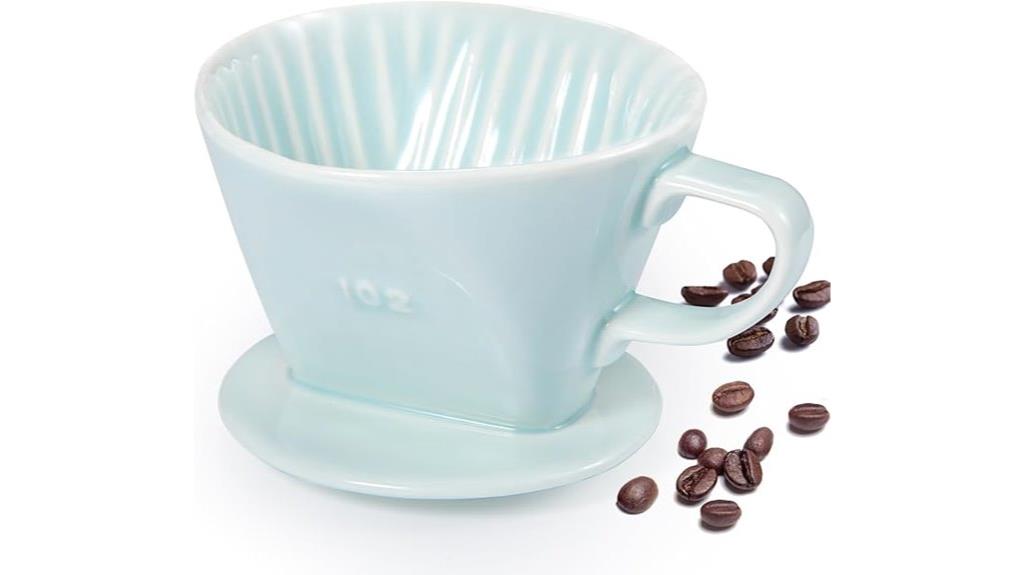 ceramic coffee brewing dripper