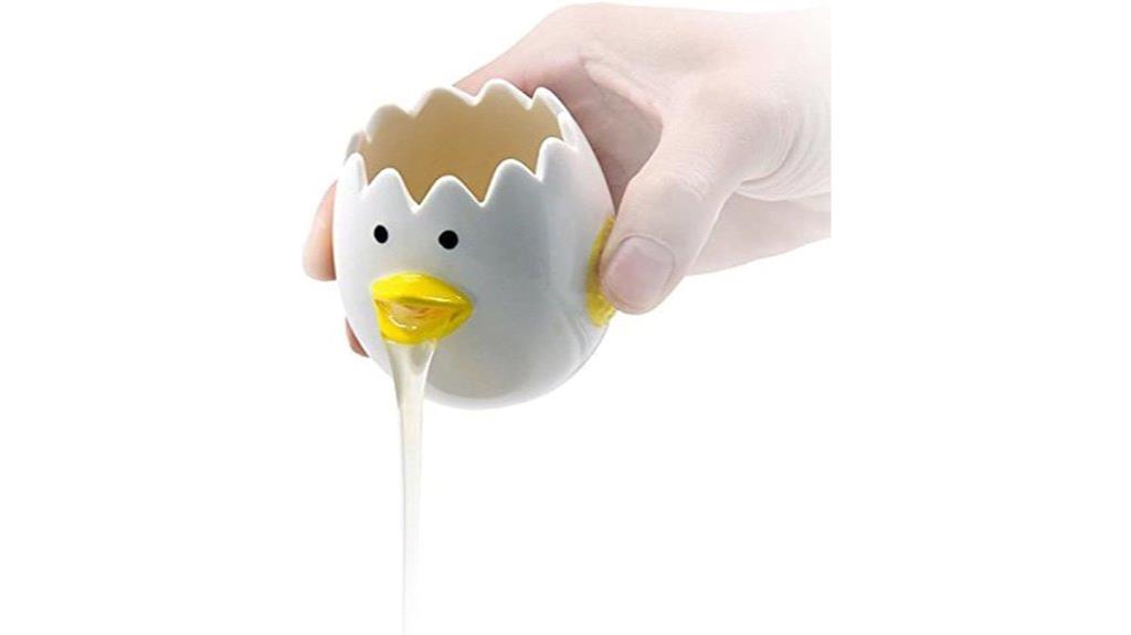 ceramic cute egg separator