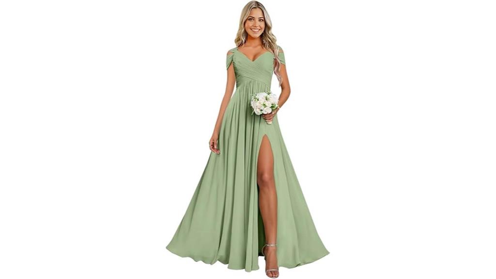 chiffon bridesmaid dress 2025