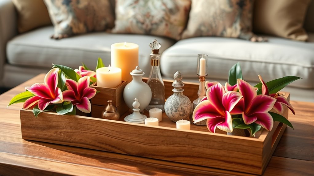 choosing coffee table trays