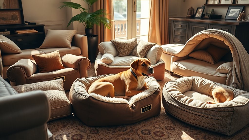 choosing large breed beds