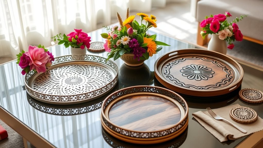 choosing stylish functional trays