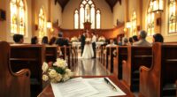 church wedding legal requirements