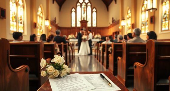 church wedding legal requirements