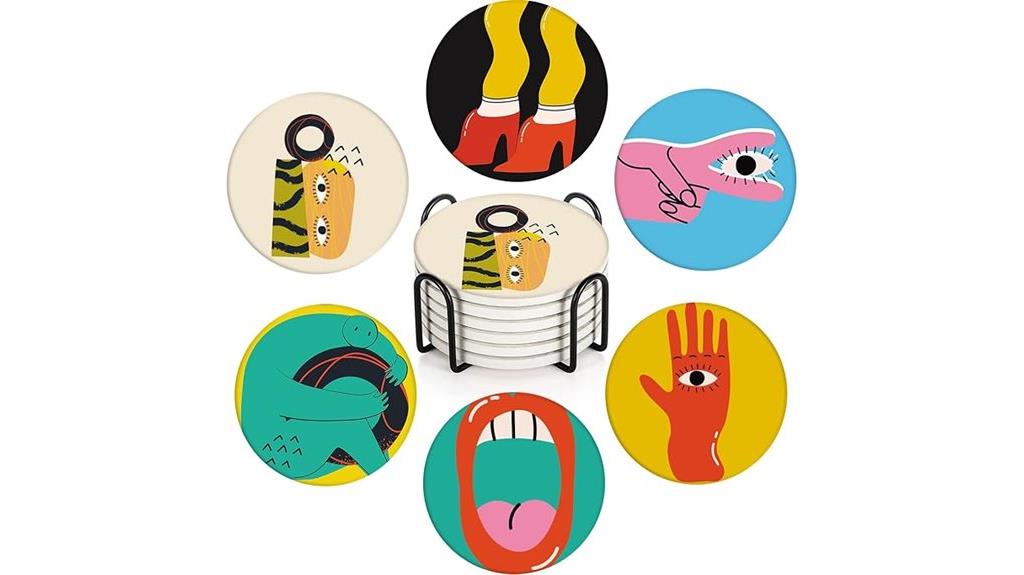 coaster set for drinks