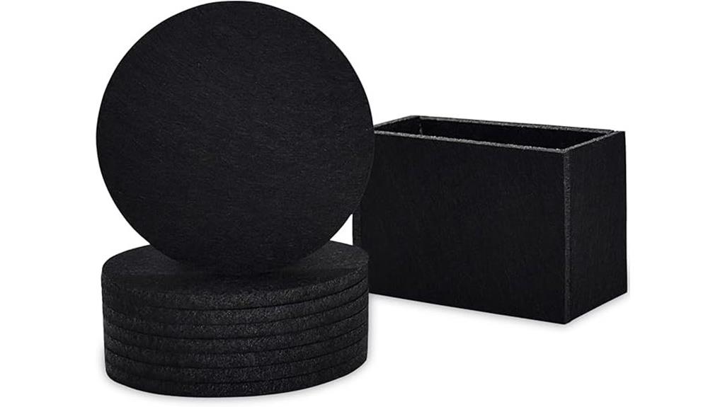 coaster set with holder