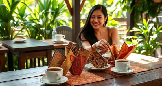 coffee napkins for outings
