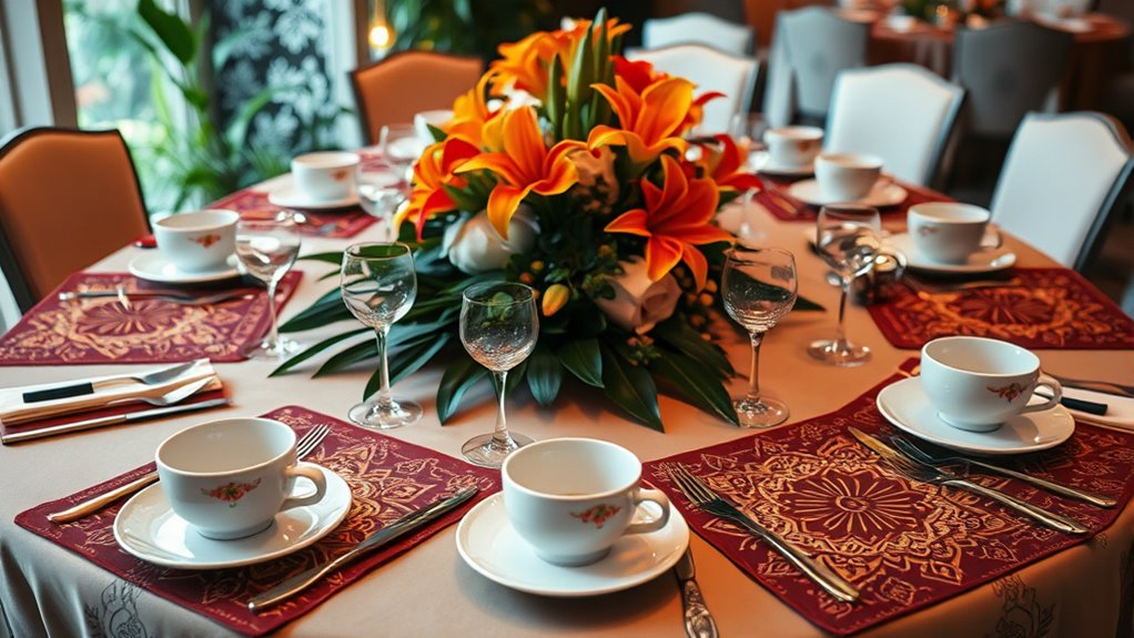 coffee placemat selection criteria