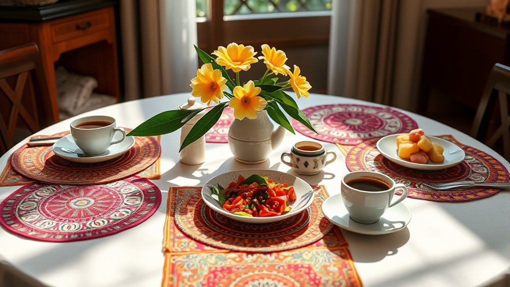 coffee placemat selection factors