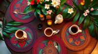 coffee placemats for banquets