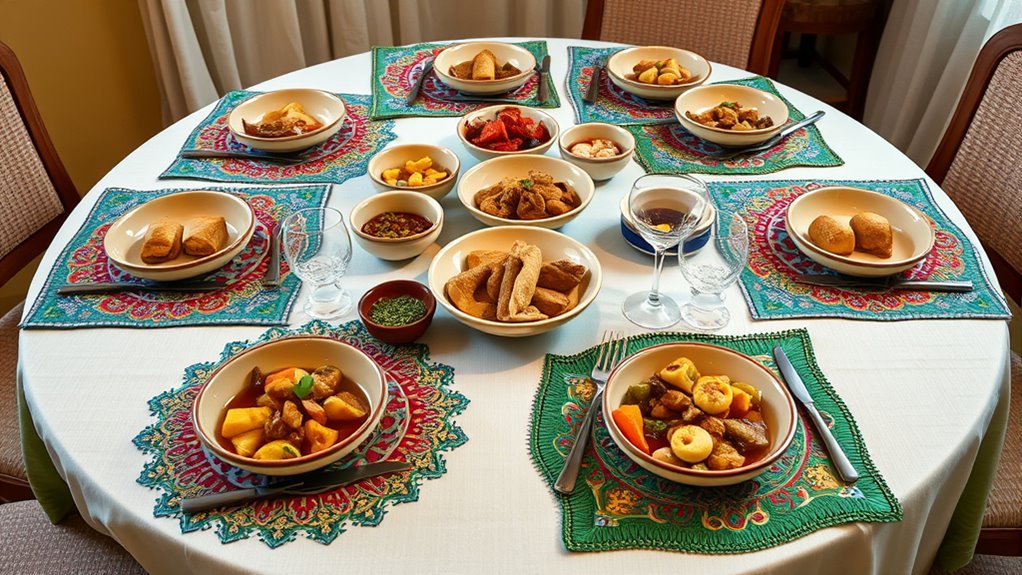 coffee placemats for gatherings